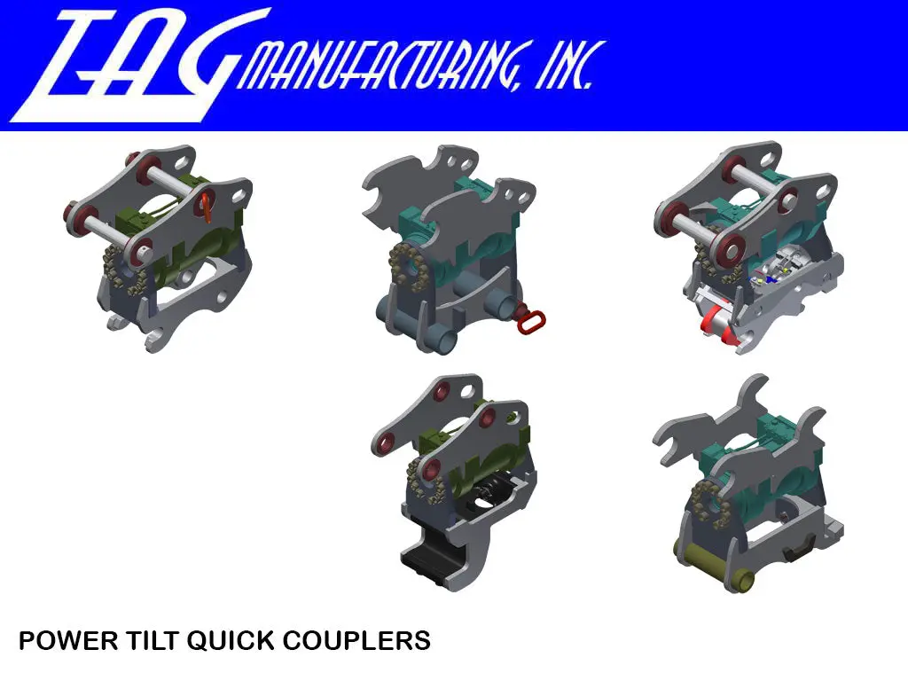 Tag Power Tilt Couplers 4000-120000 Lbs Machines 1