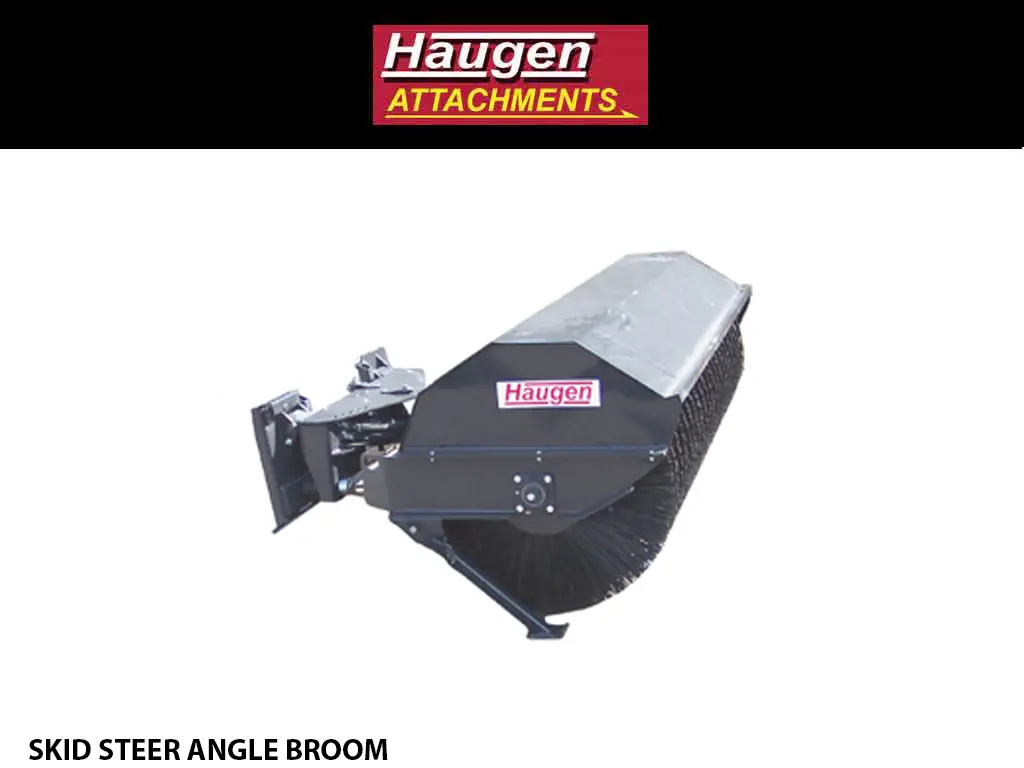 Haugen Power Angle Brooms For Skid Steers 1