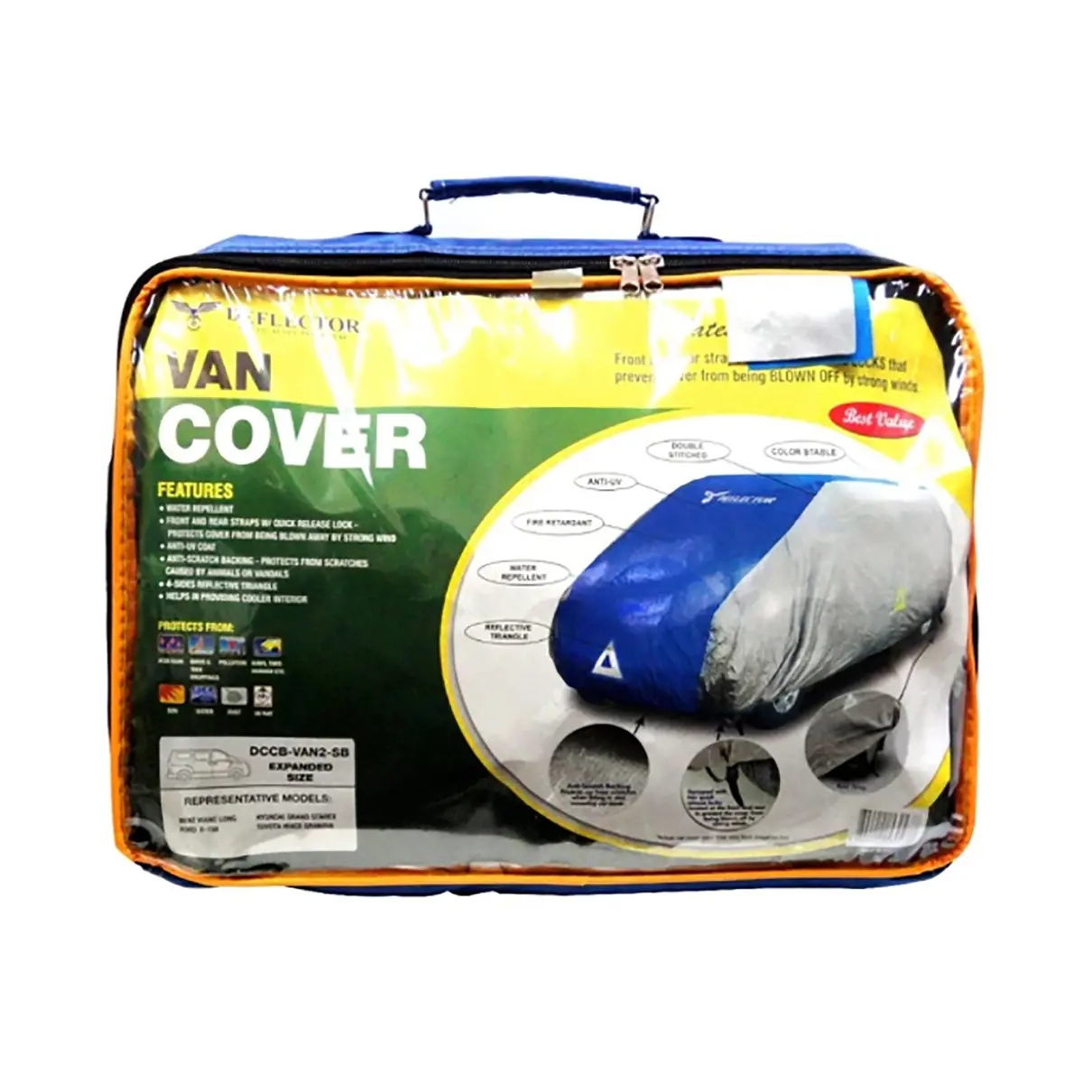 Deflector Water Resistant Car Cover Van Xxl (Blue) 1