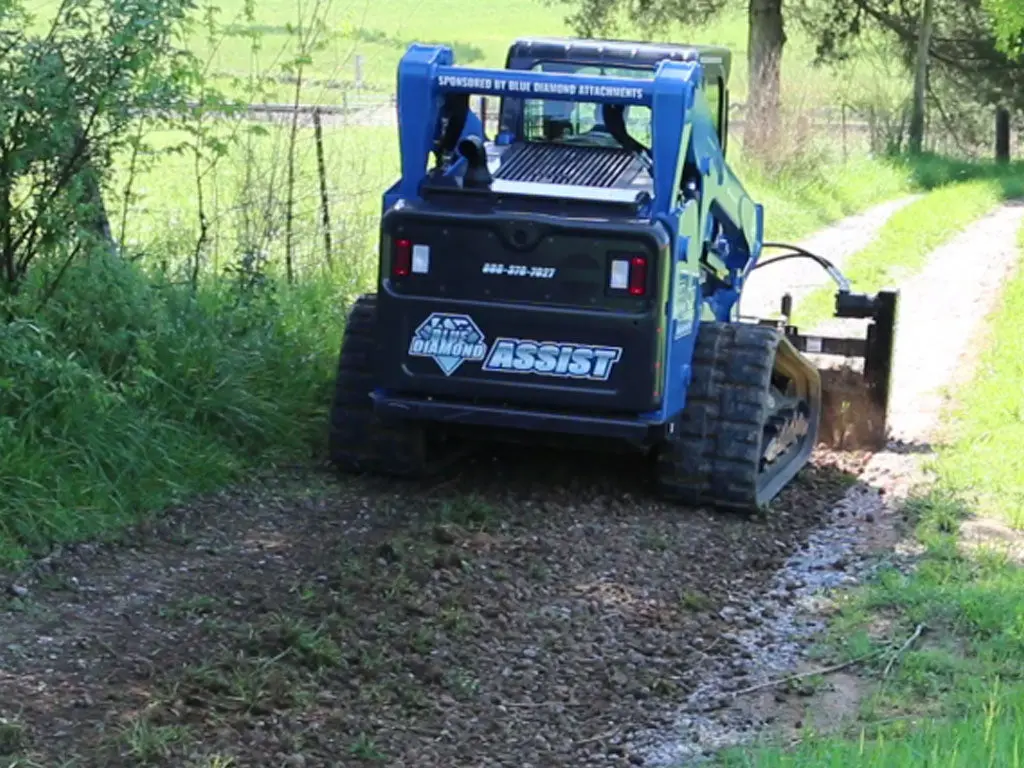 Blue Diamond Severe Duty Power Rake, Manual Angle (Ssl)(Ctl) 1