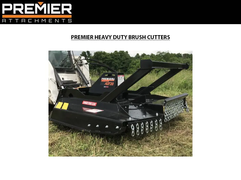 Premier Heavy Duty 84" Brush Cutter For Skid Steers 1