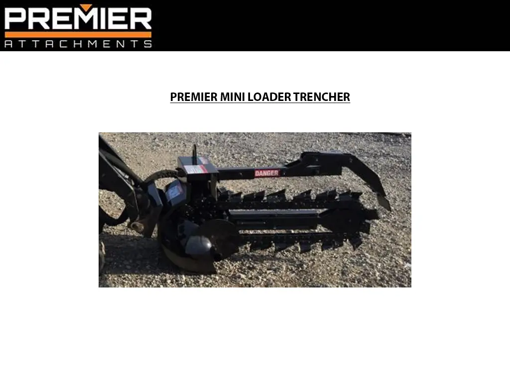 Premier Trencher For Mini Loaders 1