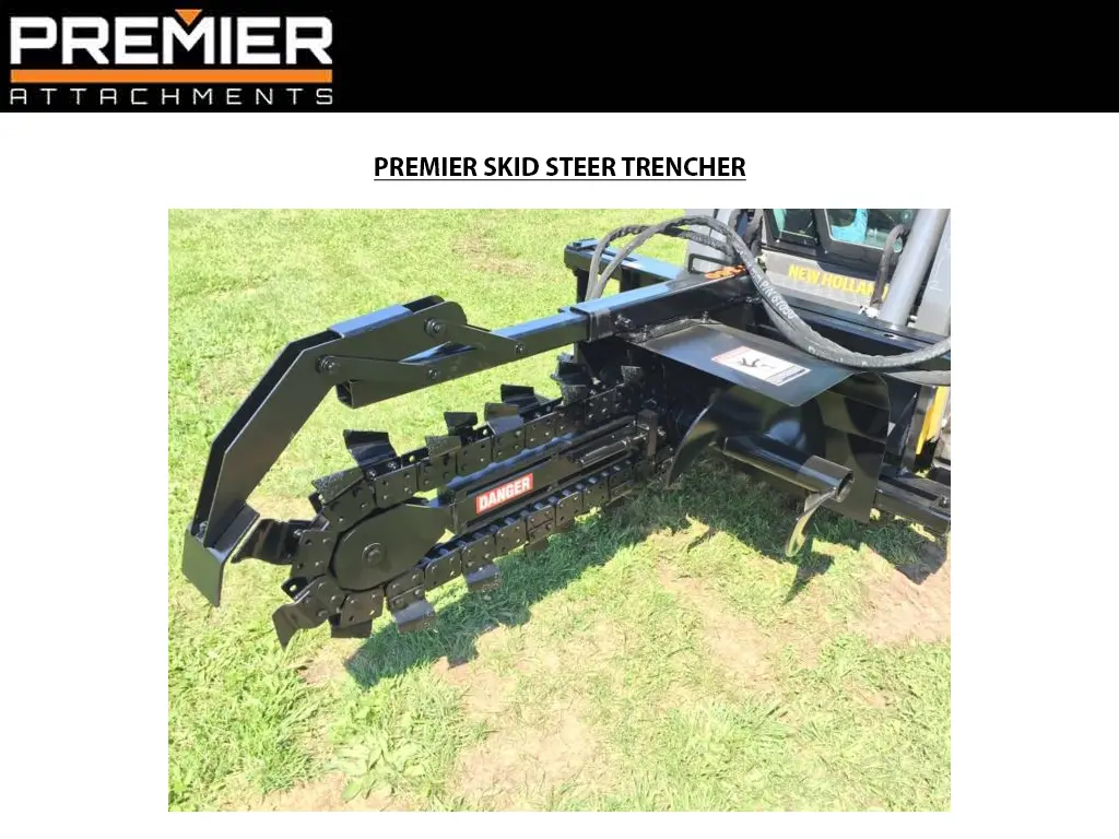 Premier Duo Tach Trencher For Skid Steers And Mini Loaders 1