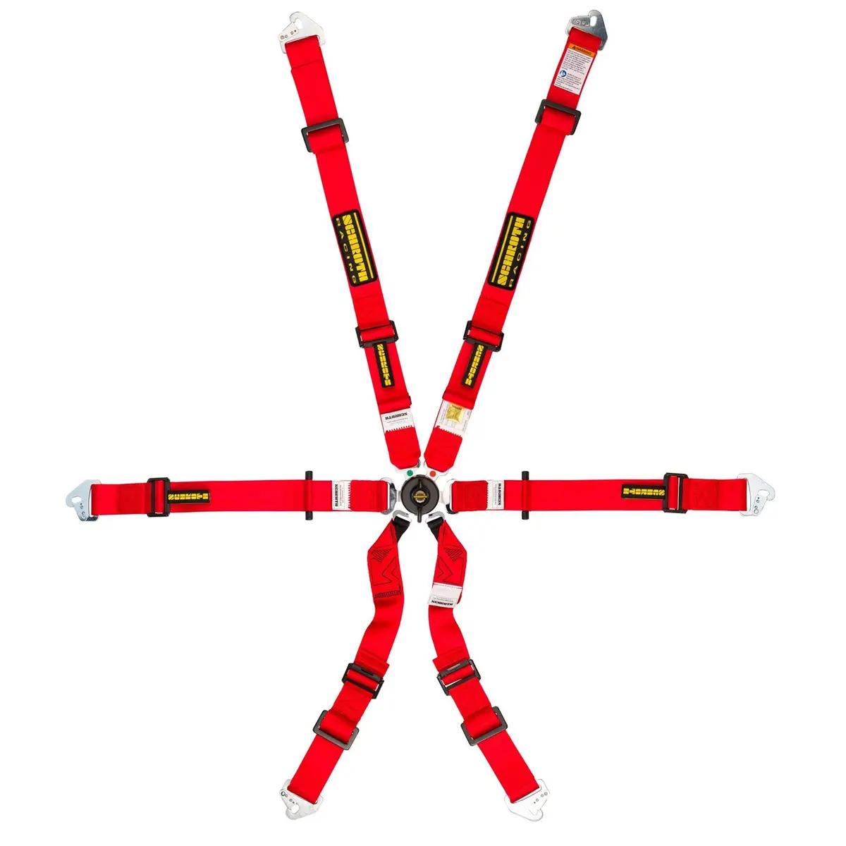 Schroth Racing Harness 6Pt Profi 2X2 Fhr Red 1