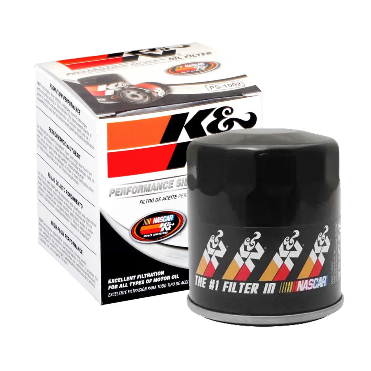 K&N Performance Silver Pro Series Oil Filter Ps-1002 1