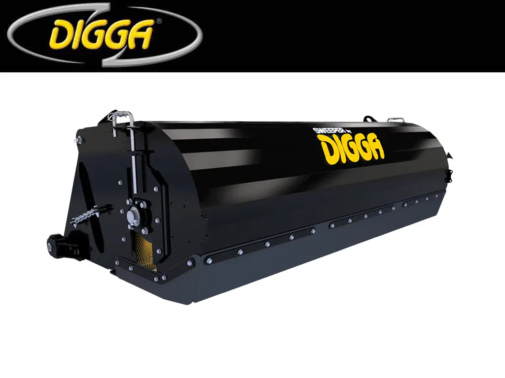 Digga Sweeper Pick Up Bucket Broom 1