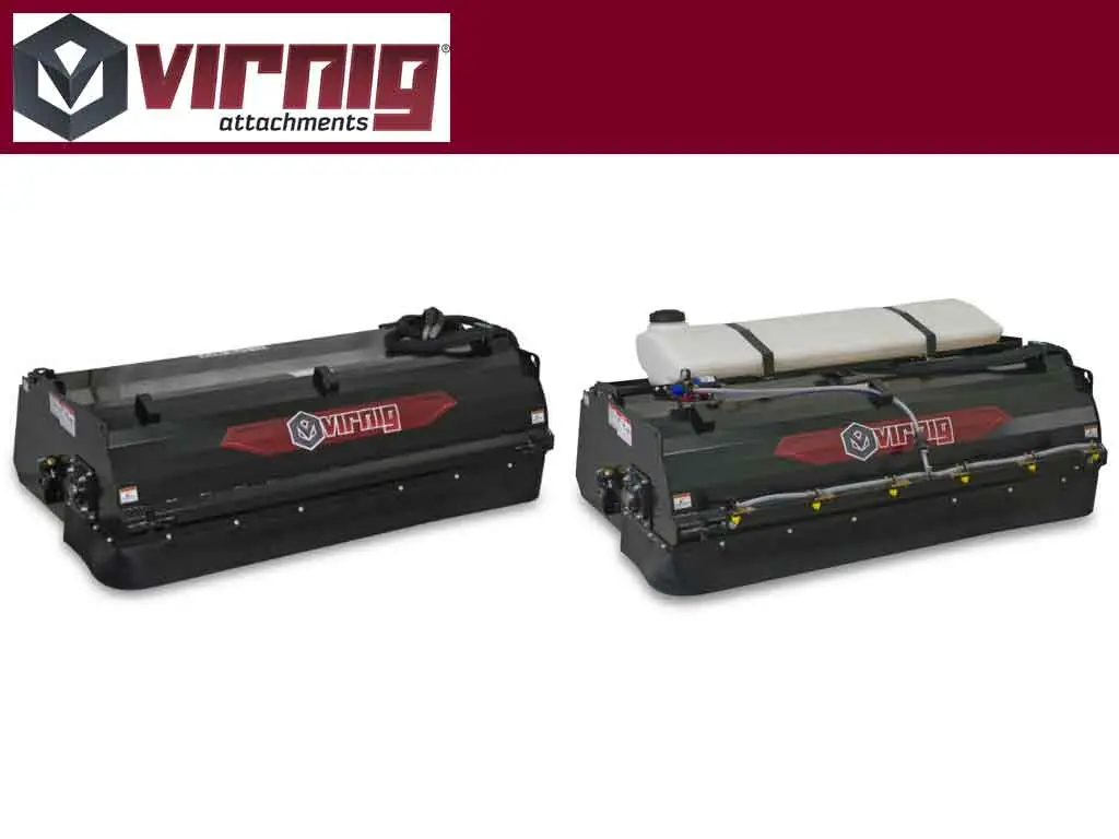 Virnig Pick-Up Broom For Skid Steer Loader 1