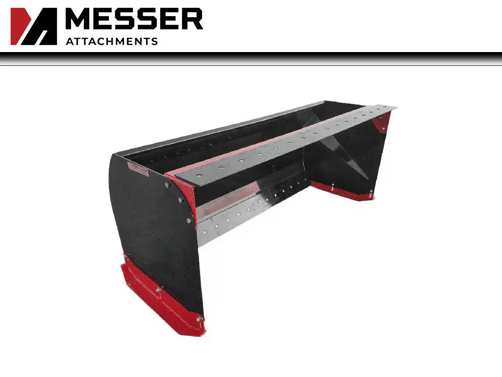 Messer Attachments Snow Push Box For Skid Steer Loader 1