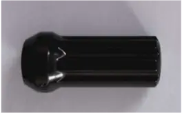 Black 60 Degree Cone Nut (M14x1.5) 1