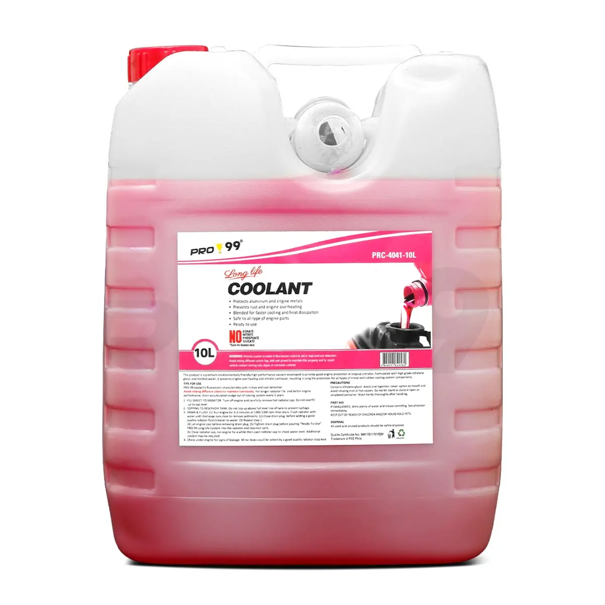Pro-99 Long Life Coolant Pink 10 Liters 1