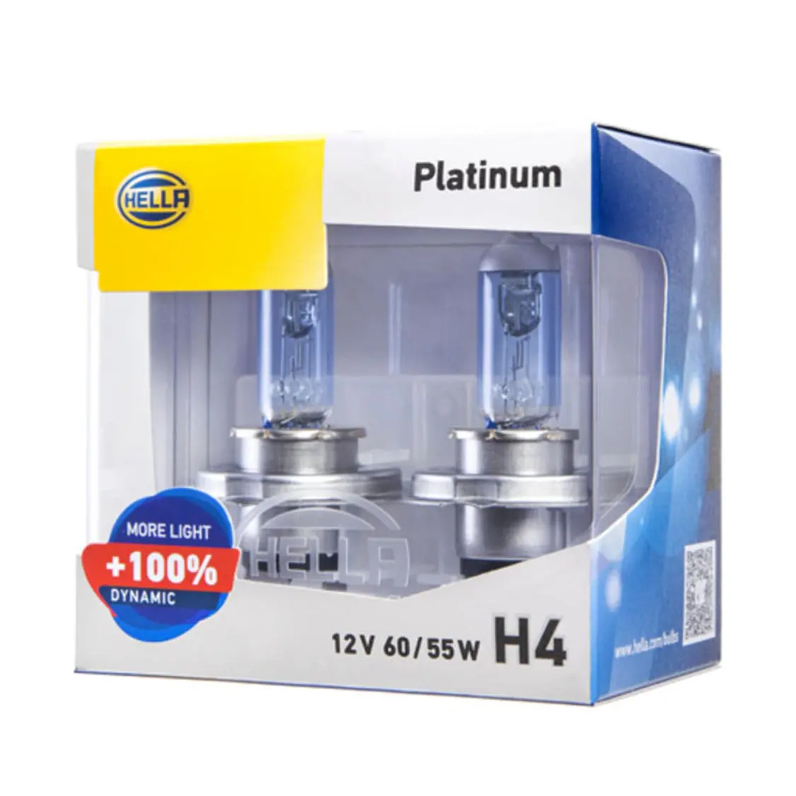 Hella Performance Platinum Halogen Bulb H4 60W/55W 12V 1