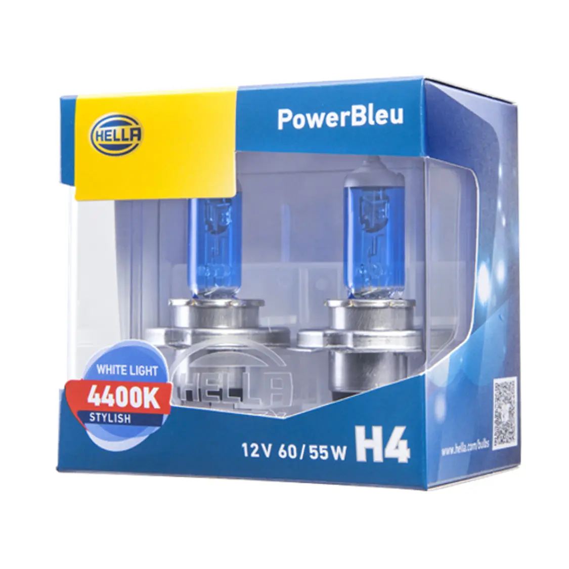 Hella Performance Powerbleu Halogen Bulb H4 60/55W 12V 1