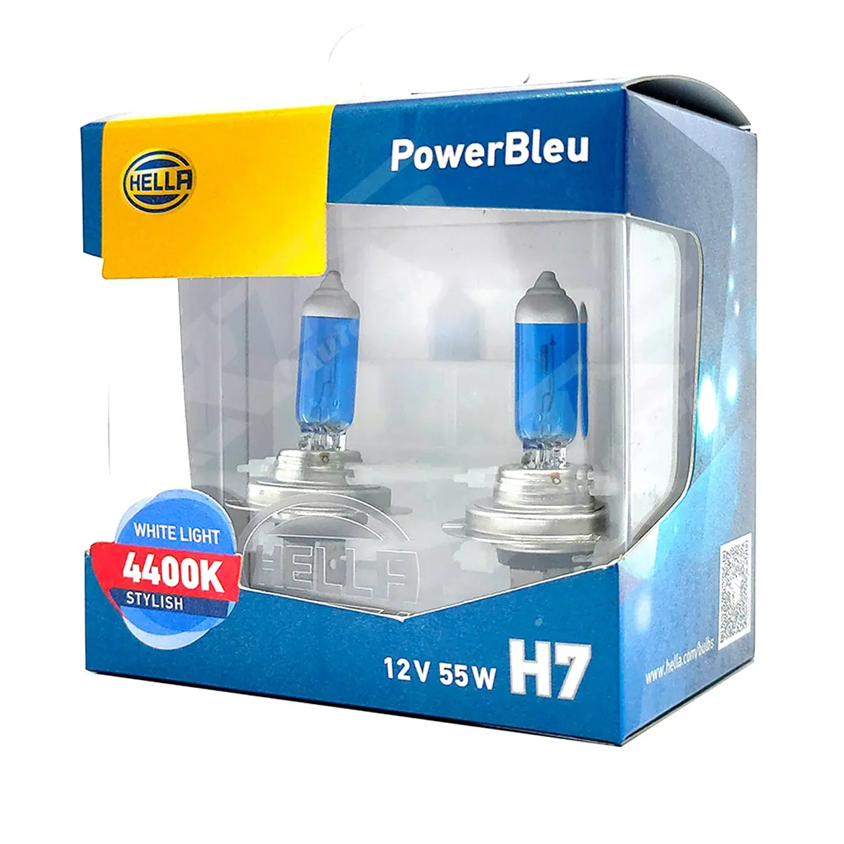 Hella Performance Powerbleu Halogen Bulb H7 55W 12V 1