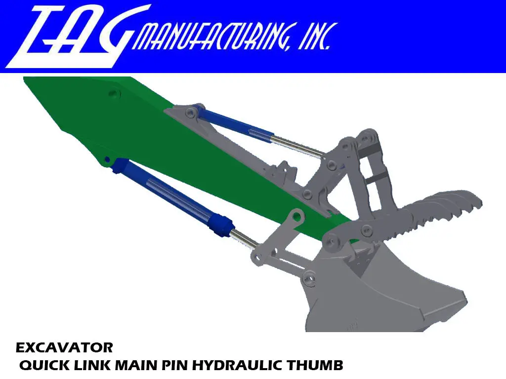 Tag Quick Link Main Pin Hydraulic Thumb 1