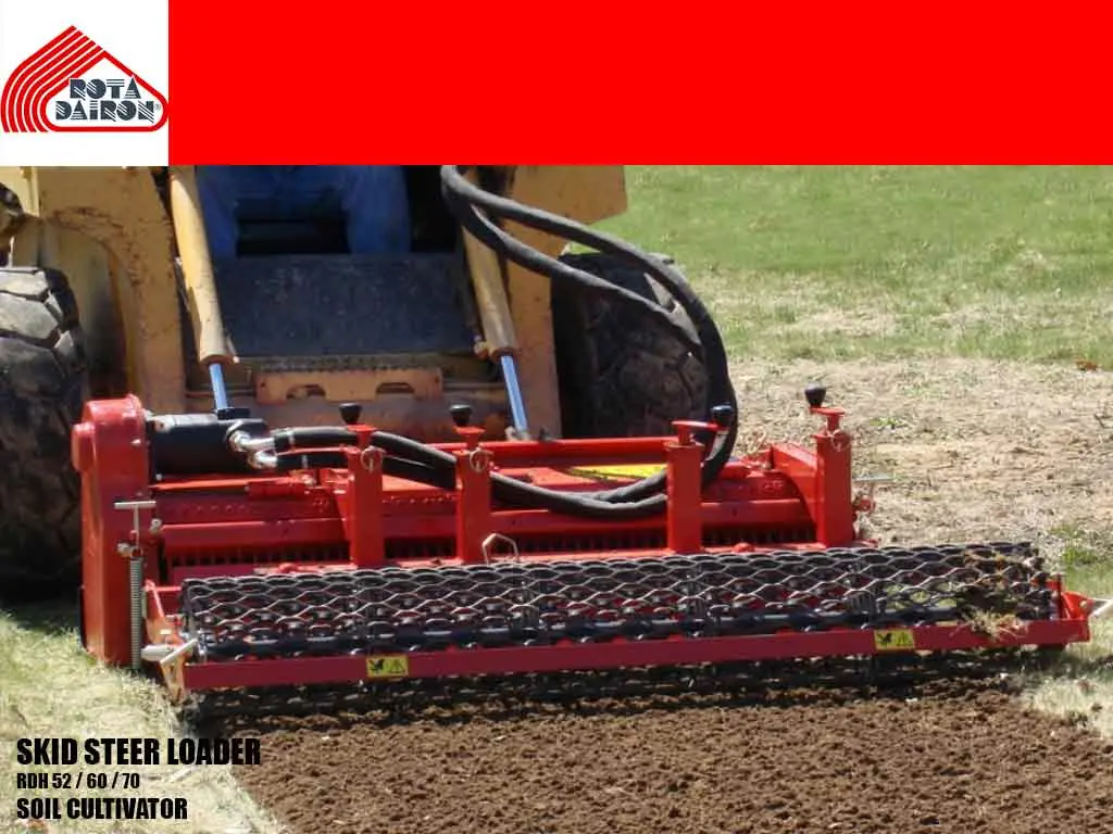 Rotadairon Rdh 52/60/70 Soil Cultivator For Skid Steer 1