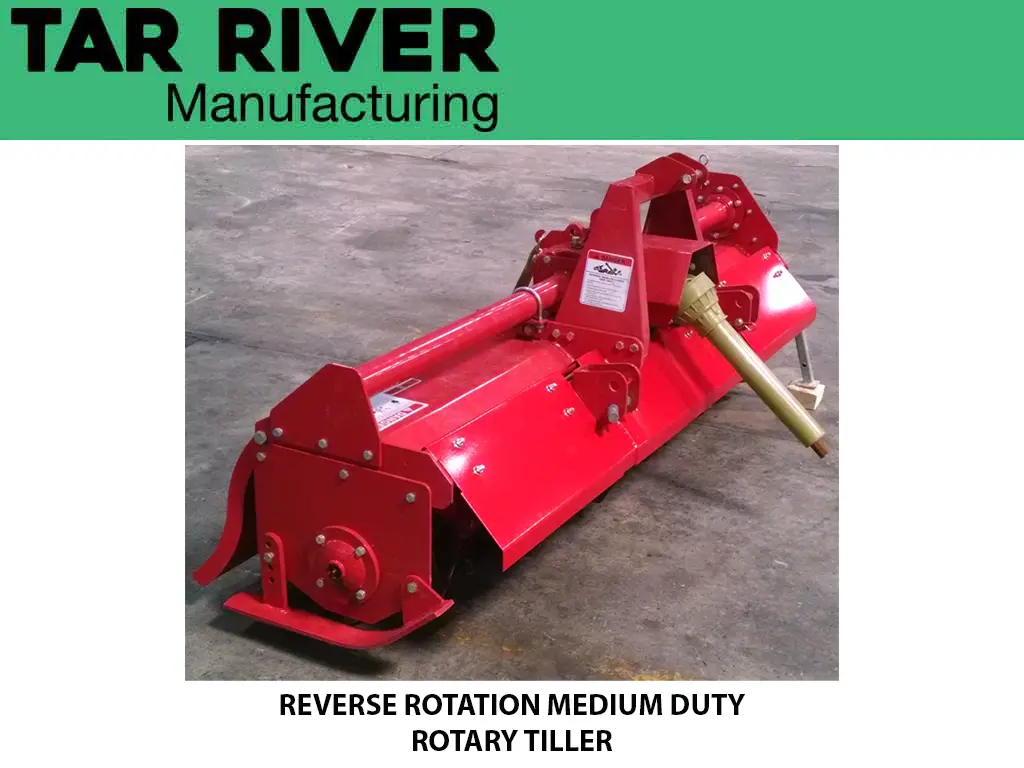Tar River Reverse Rotation Medium Duty Rotary Tiller For 30-60 Hp Tractors 1