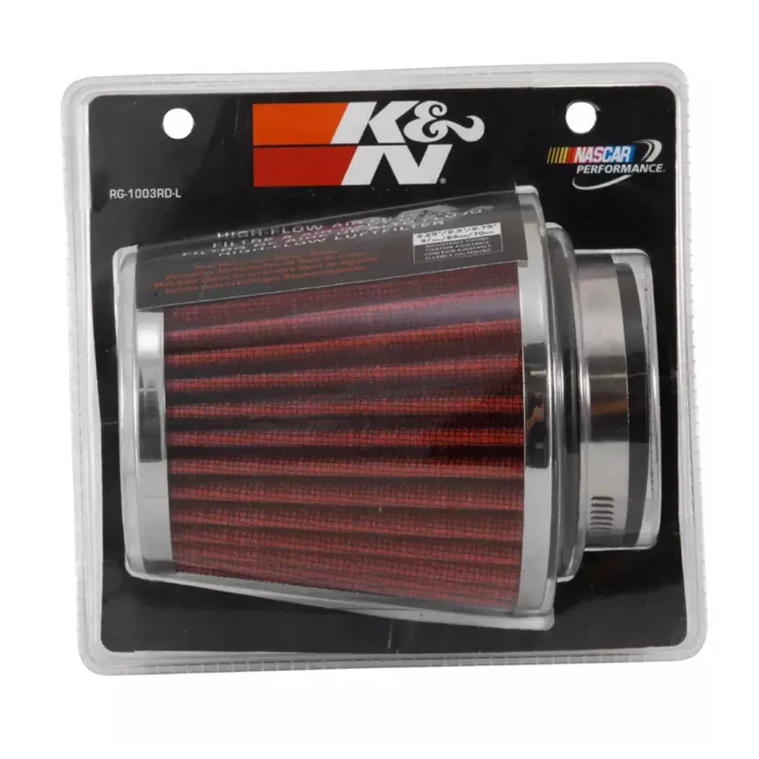 K&N Universal Chrome Filter Multi Lingual Rg-1003Rd-L 1
