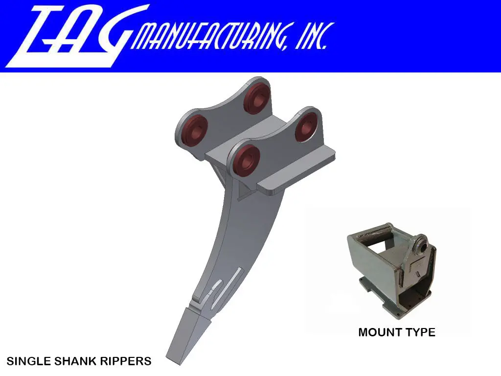 Tag Quick Coupler Single Shank Ripper For Excavator 1