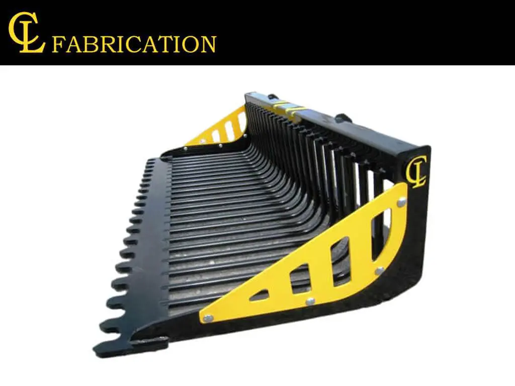 Cl Fabrication Ez Rock Bucket For Skid Steer 1