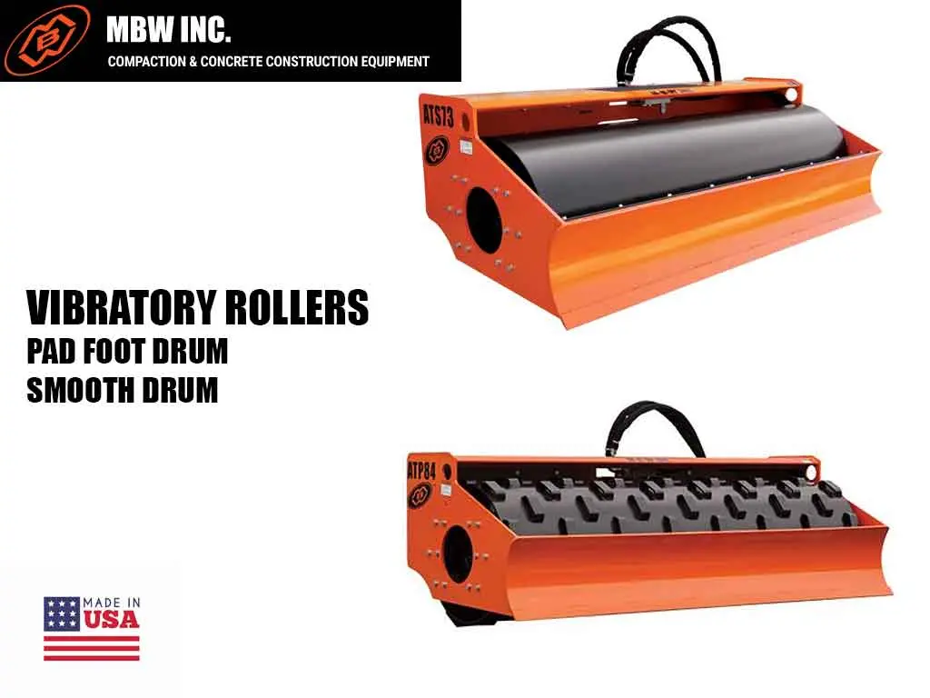 Mbw Skid Steer Vibratory Roller 1