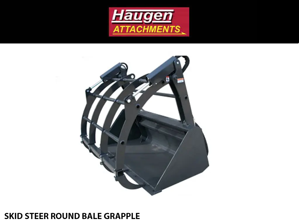 Haugen Round Bale Grapple For Skid Steers 1