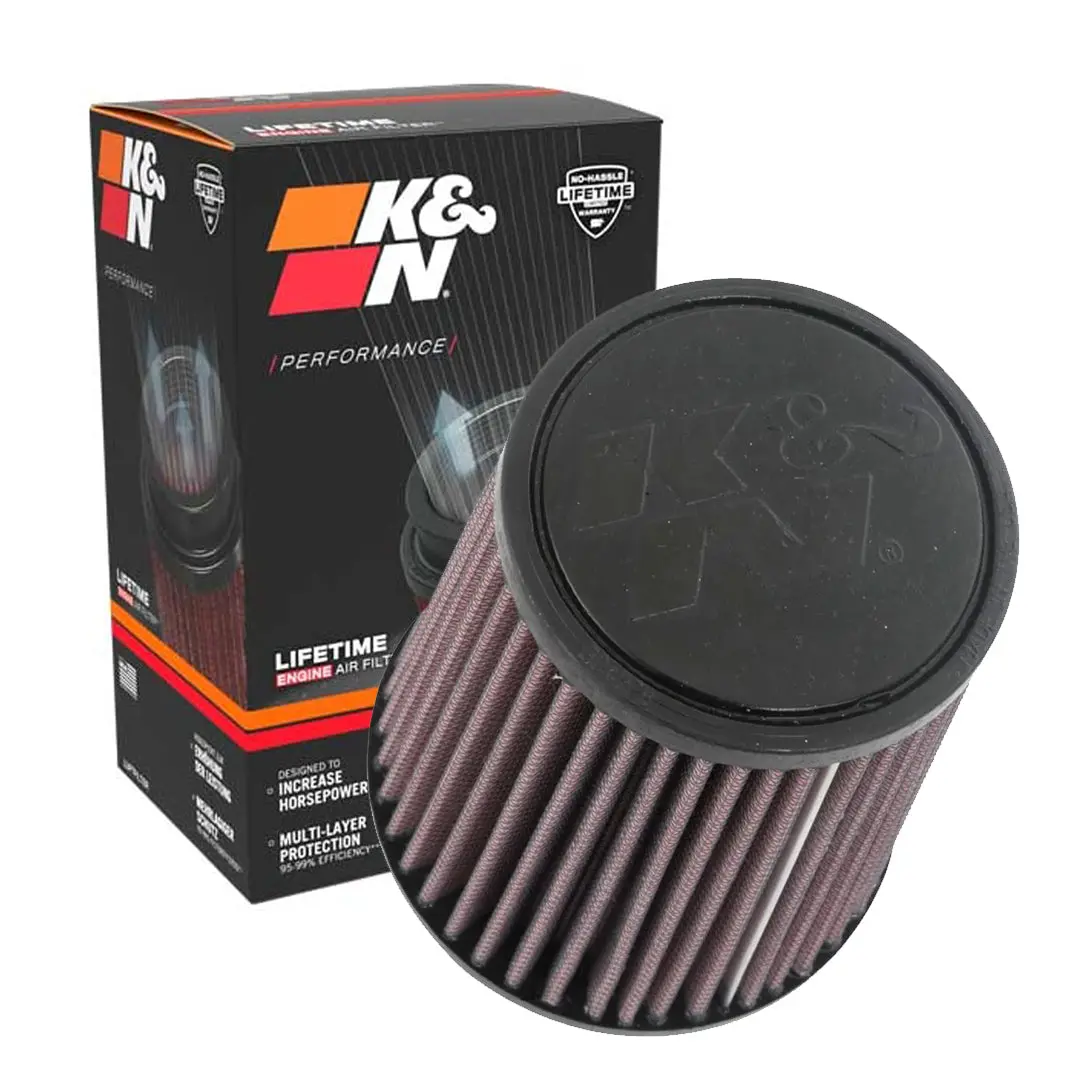 K&N Universal Clamp-On Air Filter Ru-4650 3" Inlet, 6" Height 1