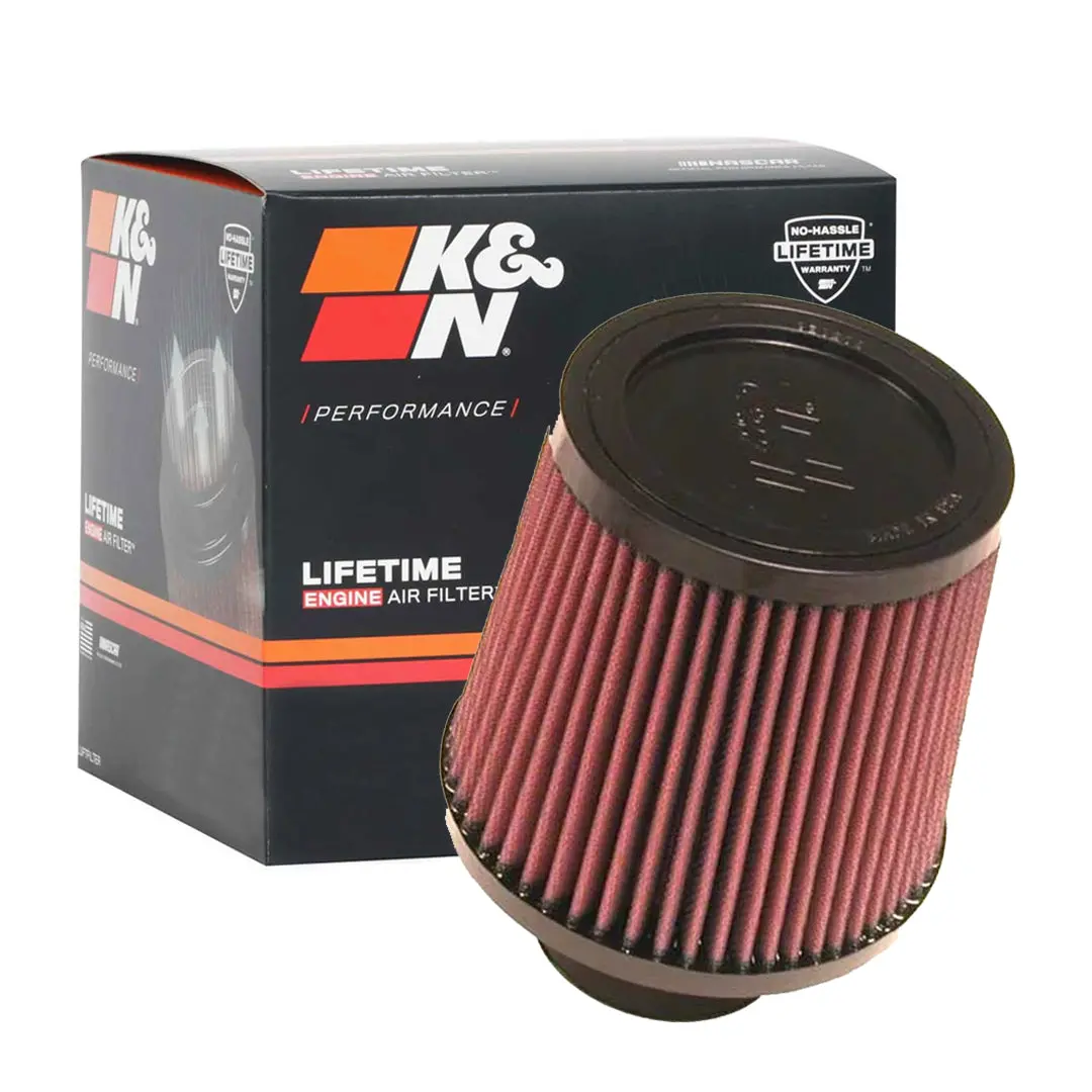 K&N Universal Clamp-On Air Filter Ru-4960 2.75" Inlet, 5.5" Height 1