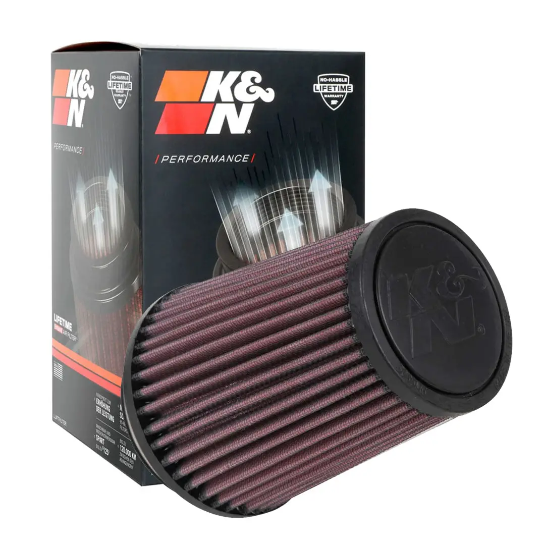 K&N Universal Clamp-On Air Filter Ru-5111 3" Inlet, 5.75" Height 1