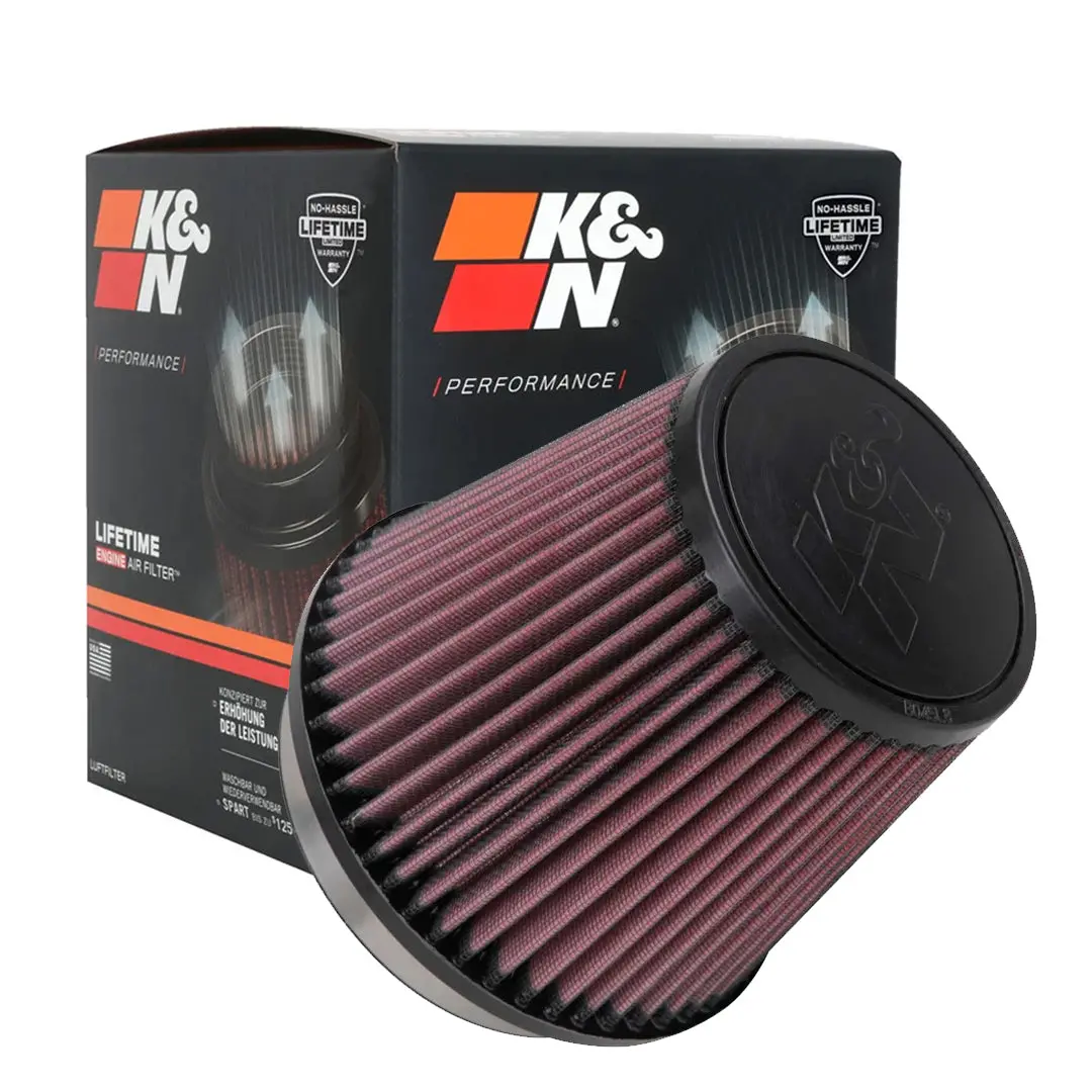 K&N Universal Clamp-On Air Filter Ru-5147 5" Inlet, 5.5" Height 1