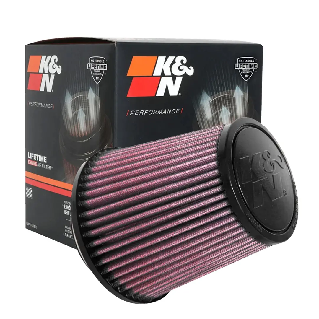 K&N Universal Clamp-On Air Filter Ru-9350 2.75" Inlet, 4.875" Height 1