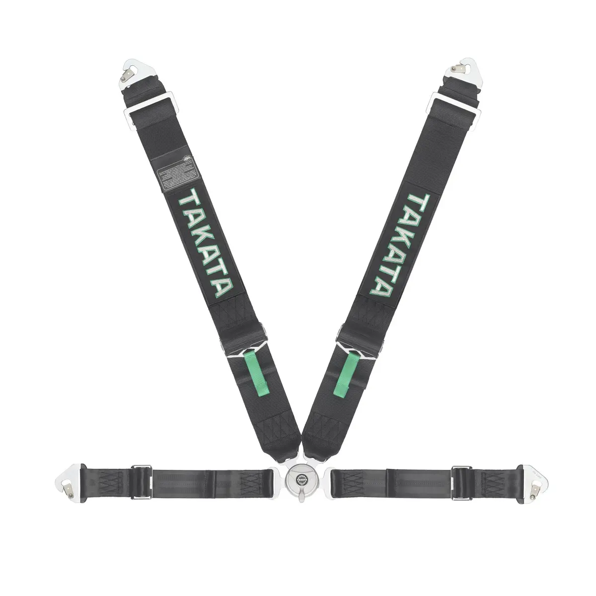Takata Racing Belt 4Pt Race 4 Snap Black 1
