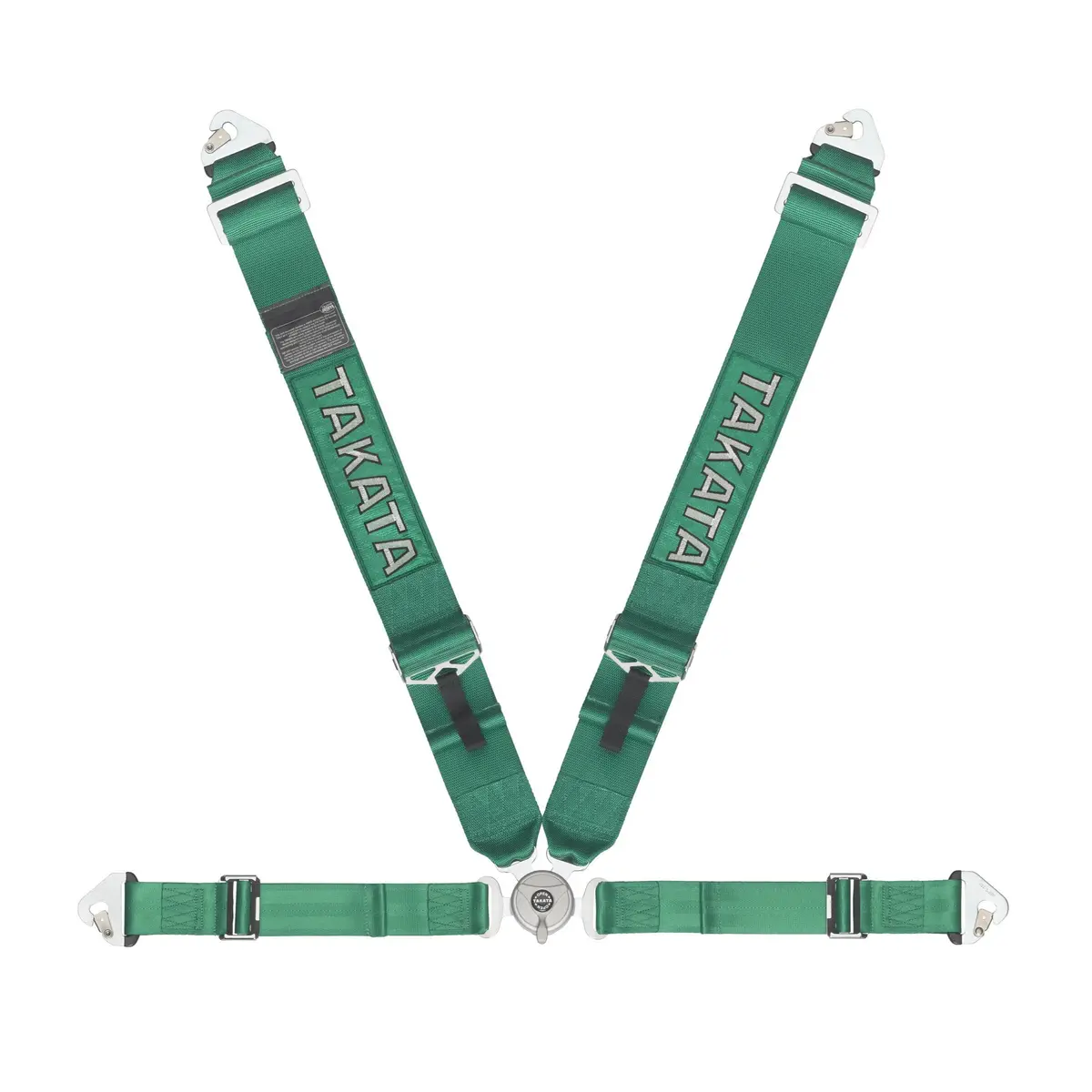 Takata Racing Belt 4Pt Race 4 Snap Green 1