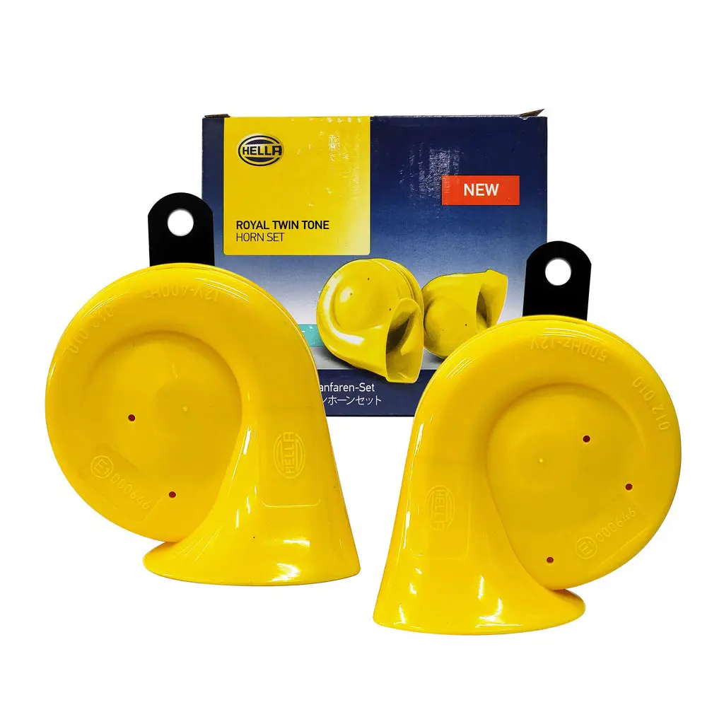 Hella Royal Twin Tone Horn 12V 500Hz/400Hz Without Relay 1