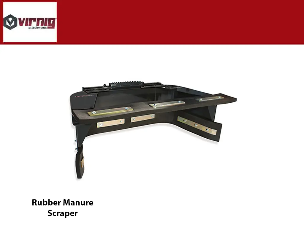 Virnig Rubber Manure Scraper (Ssl)(Ctl) 1