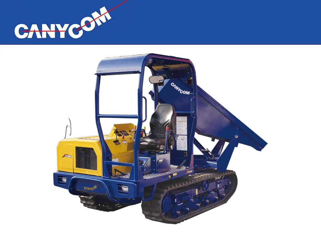 Canycom S300pd Heavy Duty Track Carrier With Pivot Dump 1