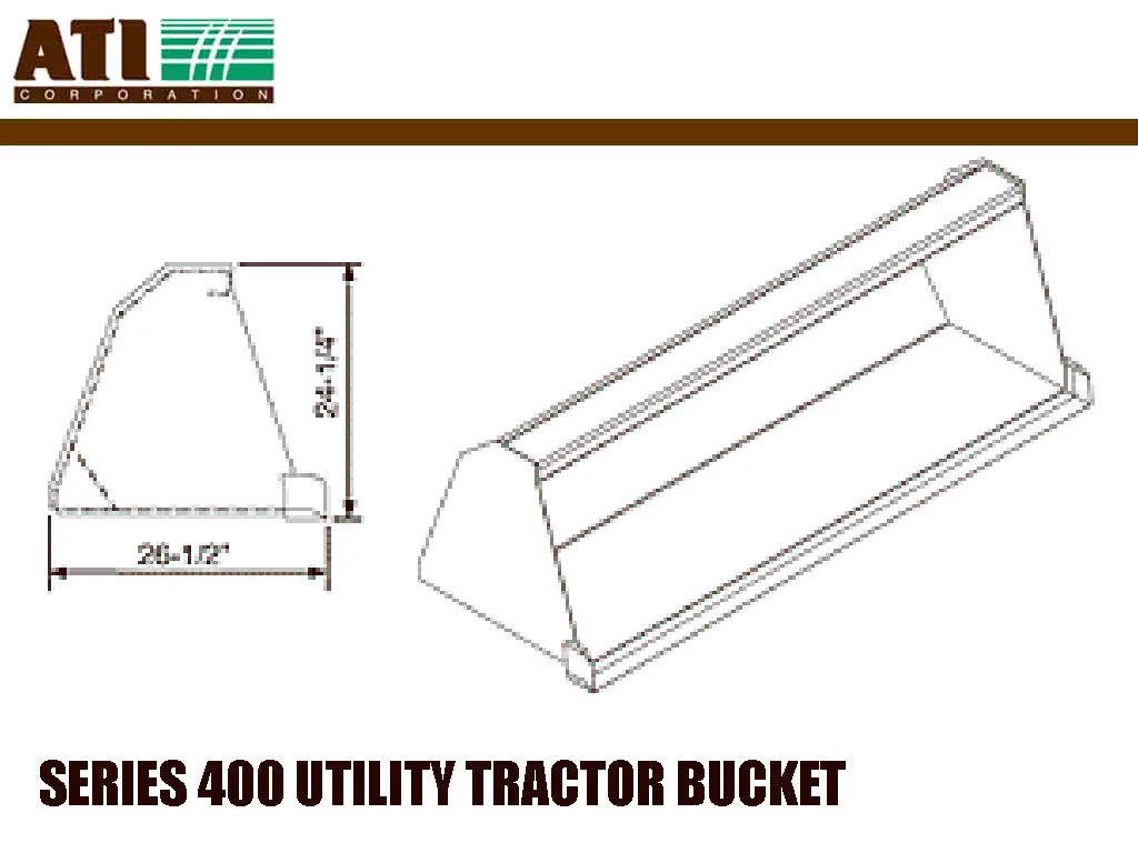 Ati Group Series 400 Utility Tractor Bucket 1