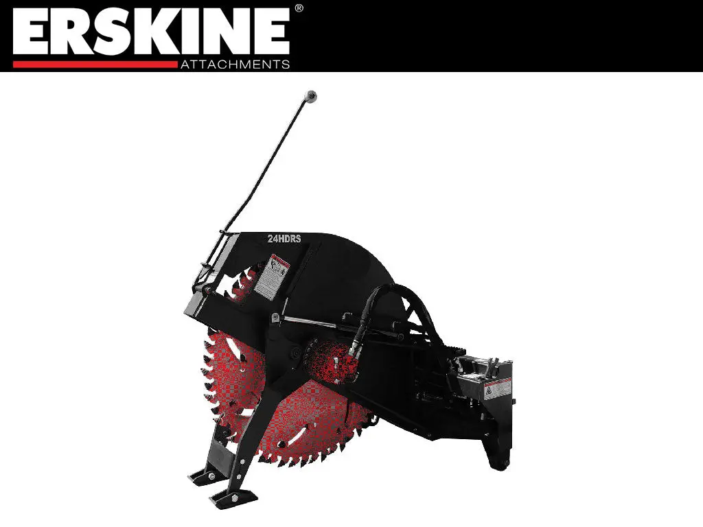 Erskine Heavy Duty Rock Saw For Skid Steer Loader 1