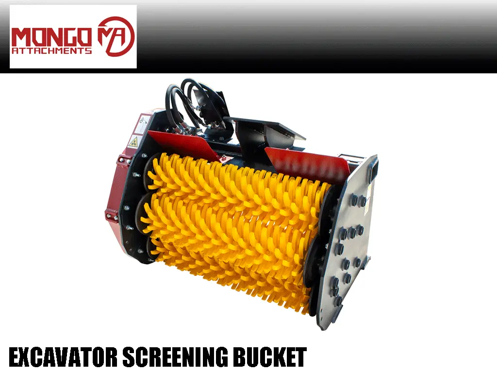 Mongo Attachments Screening Bucket For Excavator 1