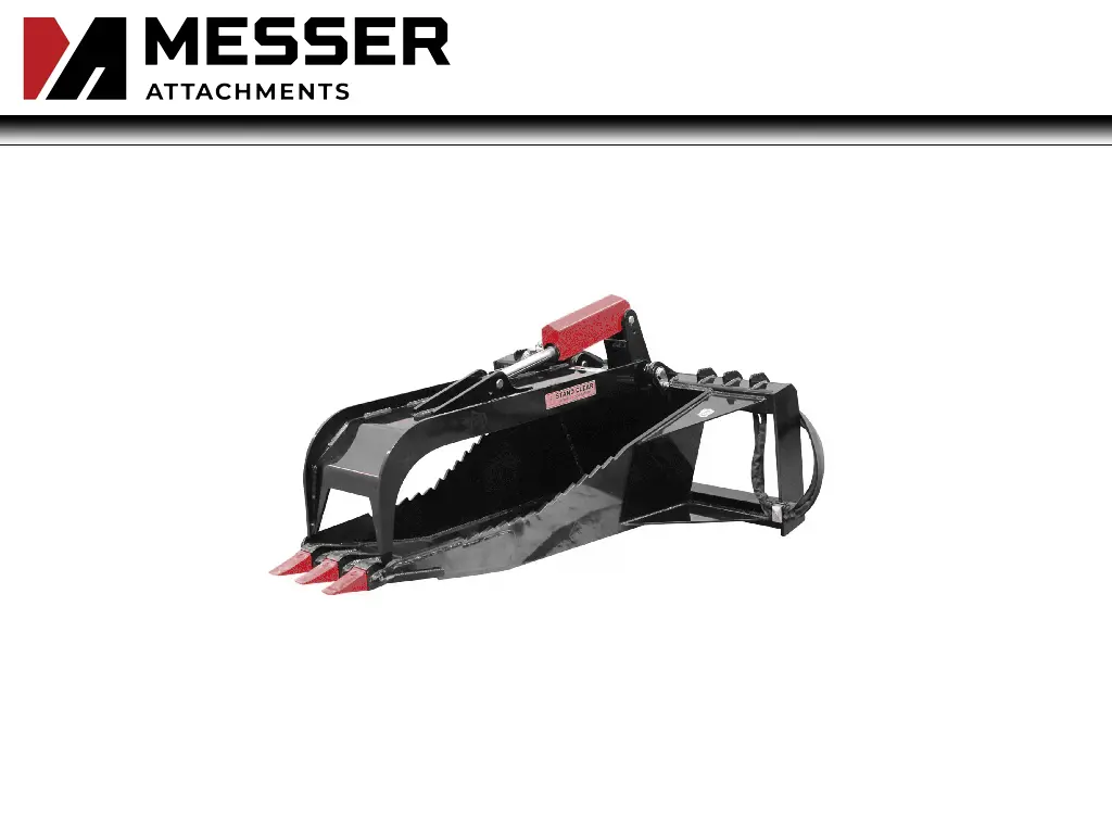 Messer Stump Bucket Grapple For Skid Steer 1