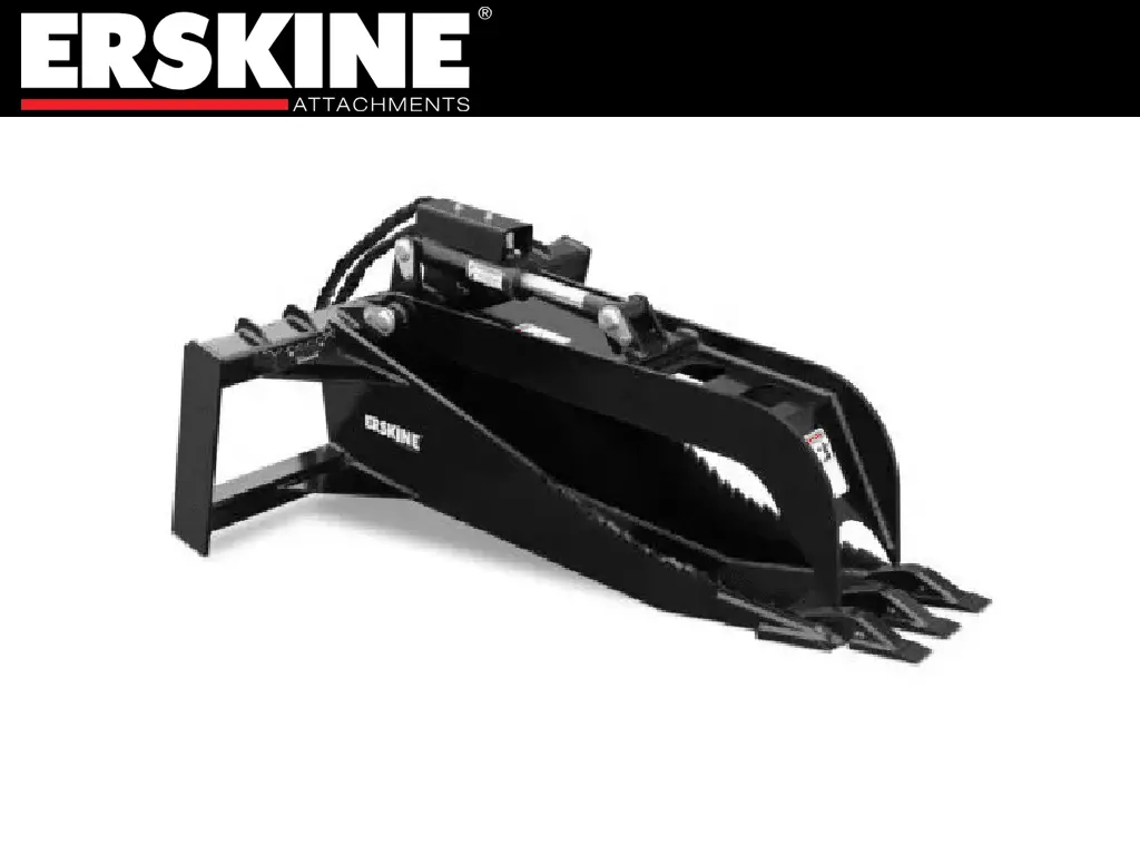 Erskine Stump Bucket Grapple For Skid Steer Loader 1