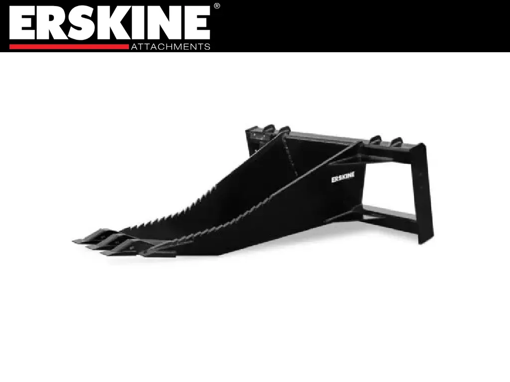 Erskine Stump Bucket For Skid Steer Loaders 1