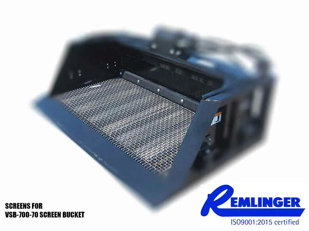 Remlinger Screens For Vsb-700-70 Screening Bucket 1