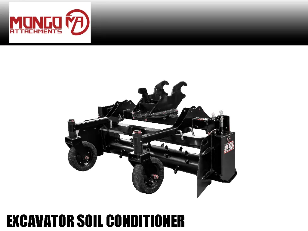 Mongo Soil Conditioner Power Rake For Excavator 1