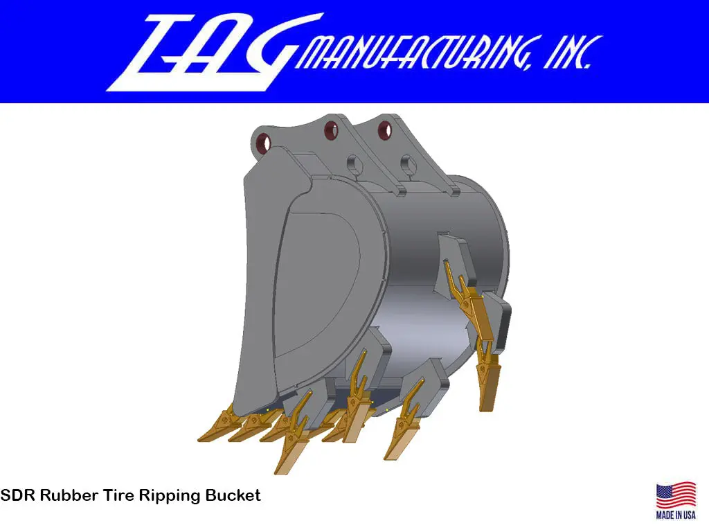 Tag Ripping Buckets For 14 To 16 Foot Backhoes 1