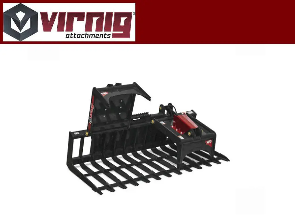 Virnig V50 Skeleton Grapple For Skid Steer Loader 1