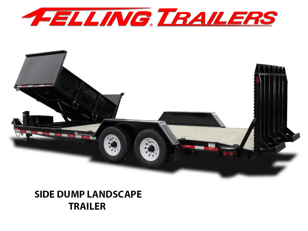 Felling Side Dump Landscape Trailers 1