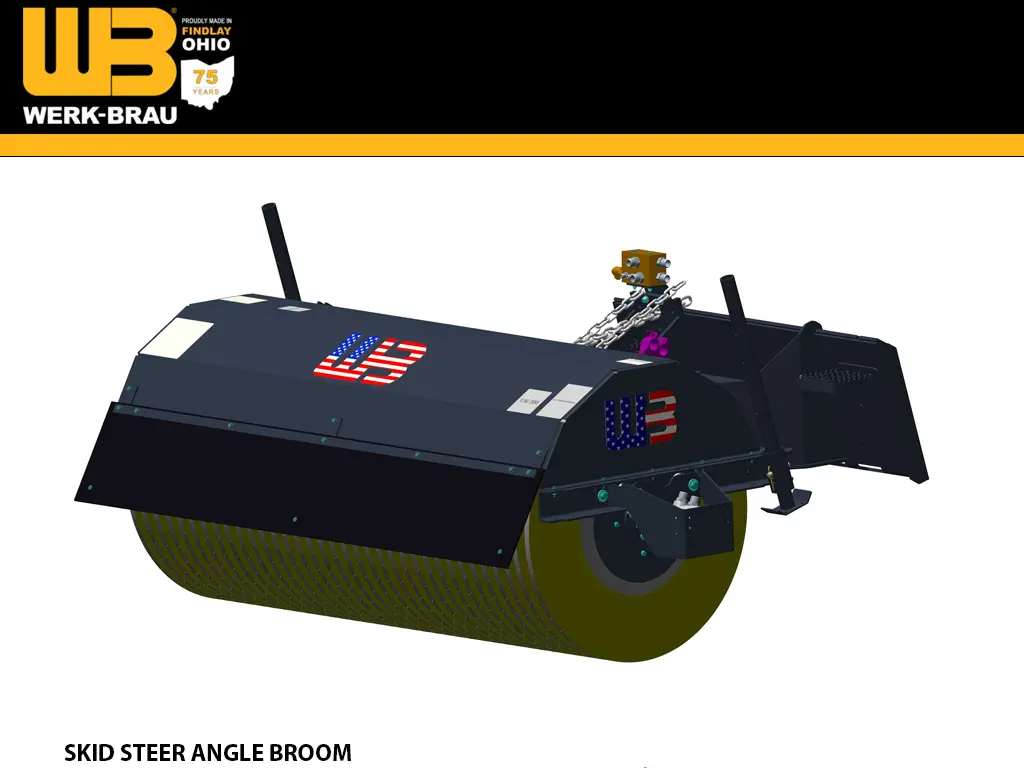 Werk-Brau Skid Steer Angle Broom 1