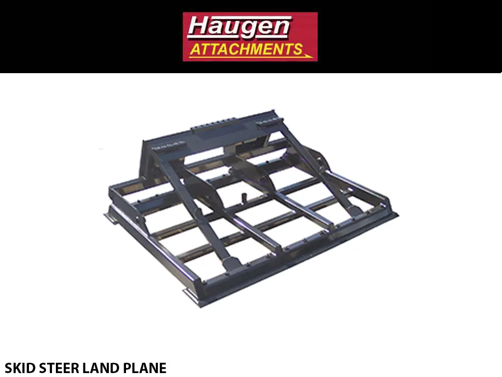 Haugen Land Plane For Skid Steers 1