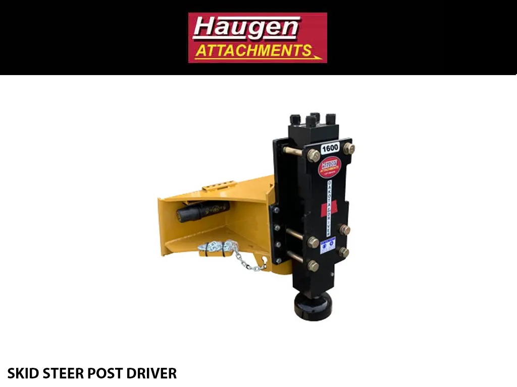 Haugen Post Drivers For Skid-Steers 1
