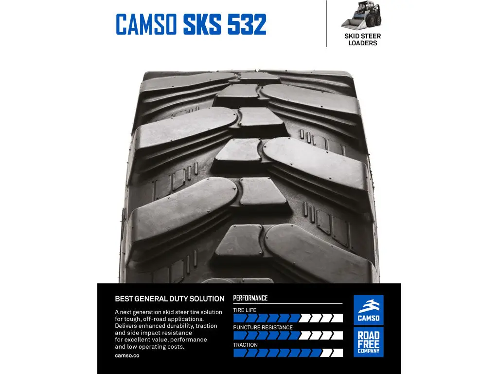 Camso Sks 532 Tires For Skid Steer Loaders 1